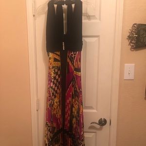 Long Formal dress with open back